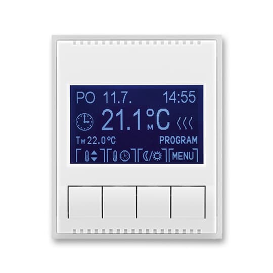 termostat programovatelný ELEMENT/TIME 3292E-A10301 01 bílá/ledová bílá